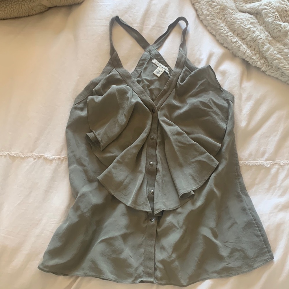 Ruffle Racerback Tank Top - Picture 6 of 9